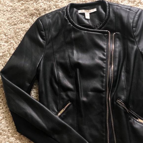 Zara Jackets & Blazers - Zara Black Leather Jacket
